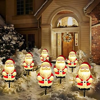 Amazon.com : Windpnn Upgraded 6-Pack Solar Christmas Garden